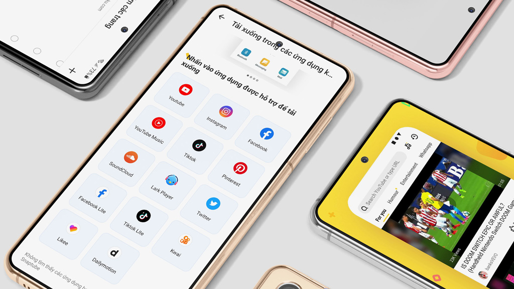 Mời dùng thử Snaptube, ứng dụng 'all-in-one' hỗ trợ tải video TikTok, YouTube, Facebook..., chuyển định dạng sang mp3 hoàn toàn miễn phí