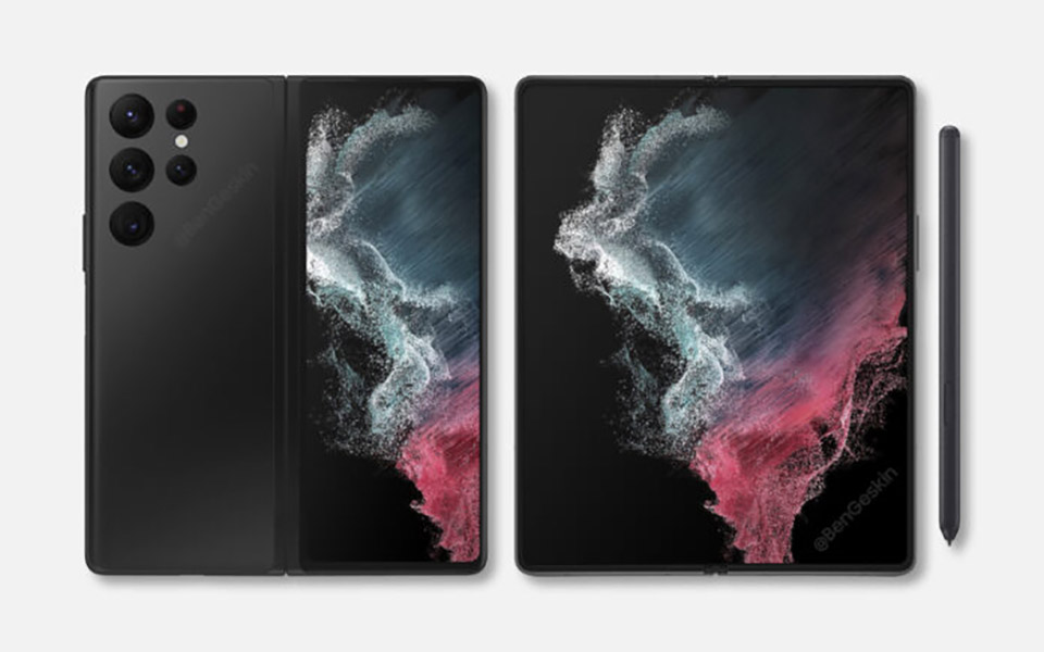 Xuất hiện concept Samsung Galaxy Z Fold4 với thiết kế lấy cảm hứng từ S22 Ultra