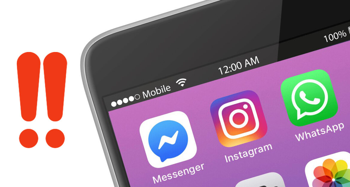 Facebook Messenger và Instagram bất ngờ đồng loạt gặp lỗi vào tối ngày 5/7